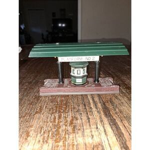 Vintage 1989 Dept 56 Heritage Village Victoria Station Train Platform